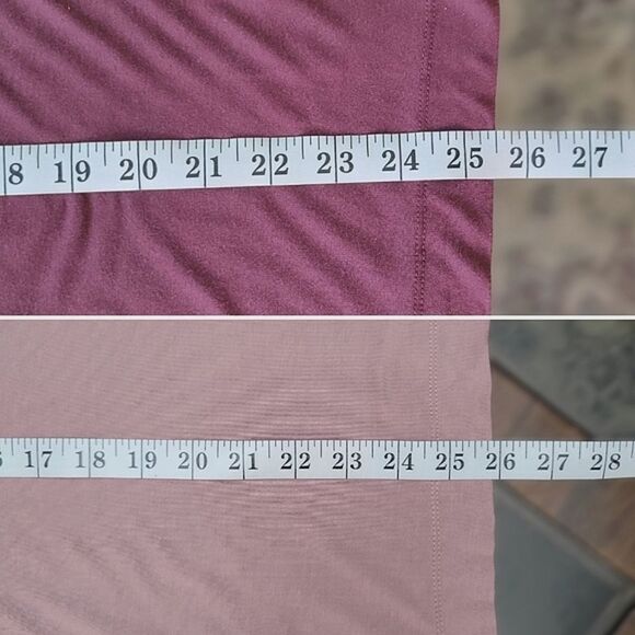 WynneLayers Essential Two-Pack Layering Tanks Woodrose/Burgundy size M - Picture 14 of 16